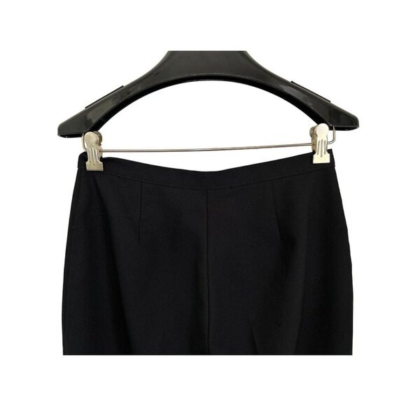 UNITED COLORS OF BENETTON Cropped Casual Pants with Cuffs in Black Size Small - Picture 5 of 8